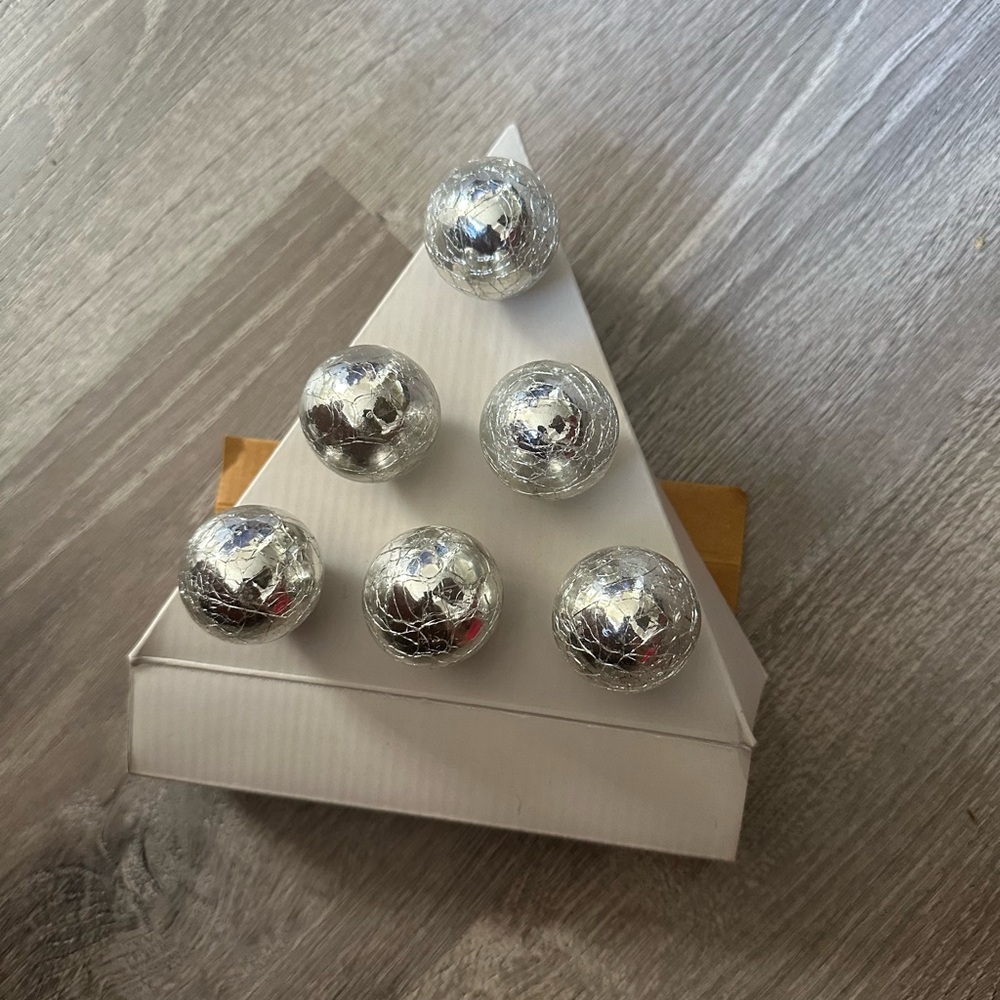 Silver Glass Door Knobs